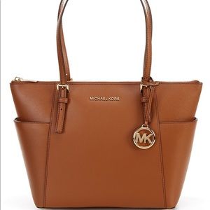 MK Jet Set East West Saffiano Leather Tote
